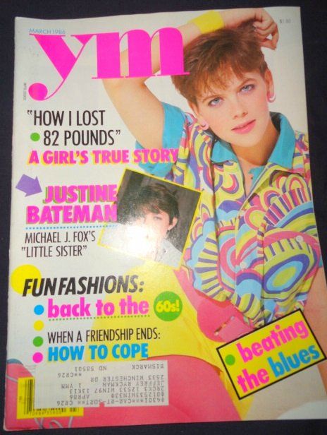 Vintage Teen Magazine YM 3 1986 Justine Bateman Carol Alt Fashion