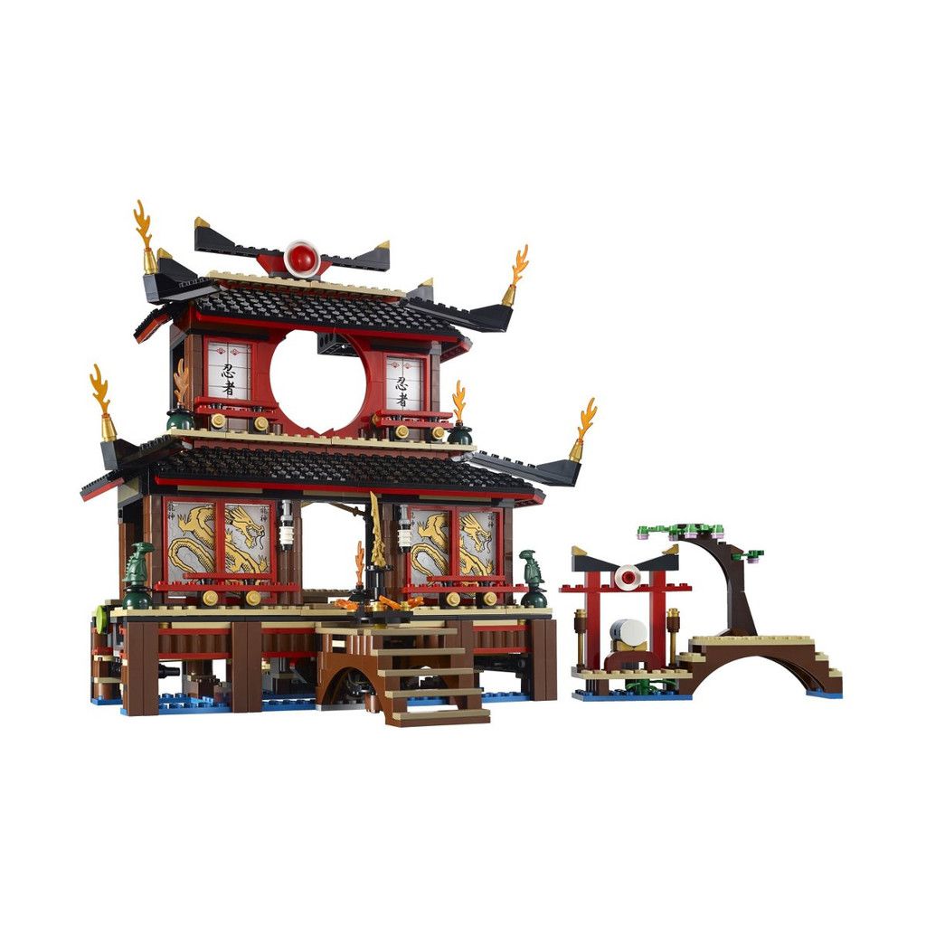 LEGO 2507 NINJAGO Fire Temple incl Sensei Wu, Zane, Kai, Nya, Lord