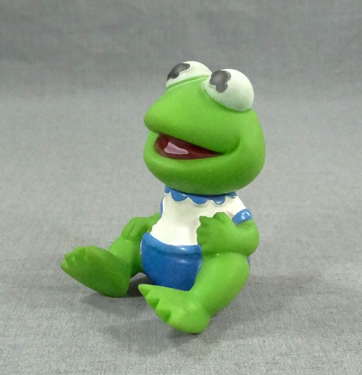 80s The Muppet Show Sesame Street Kermit The Frog Rubber Doll Figure