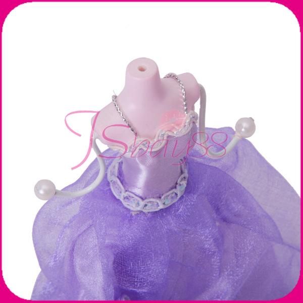 Mini Gown Lady Mannequin Earring Jewelry Display Holder