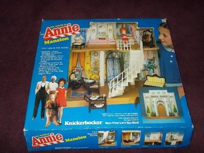 1982 Knickerbocker The World of Annie Mansion Little Orphan Annie
