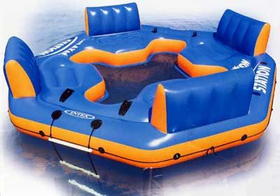 Relaxation Station Inflatable Float Pool Lake Raft New
