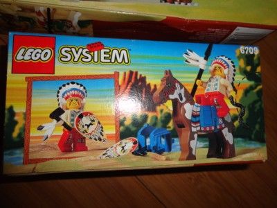Lot Lego Wild West Sets 6718 Rain Dance Ridge and 6709 Tribal Chief