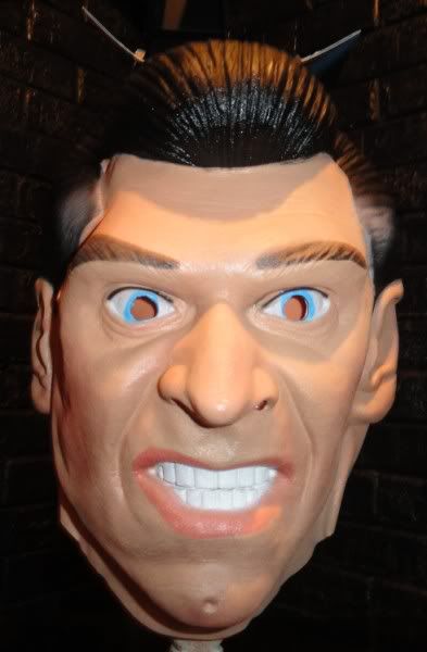 WWE Vince McMahon Full Face Mask Vinyl WWF Halloween Mask
