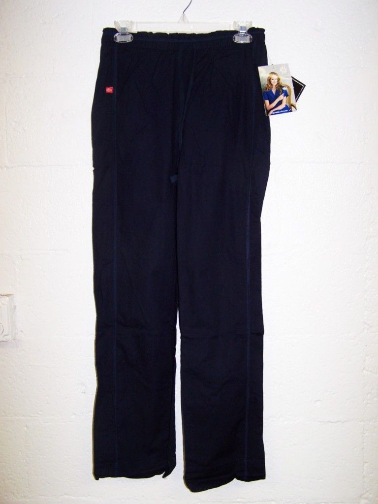 Dickies Medical Uniforms Daisy 100 Cotton Vintage Navy Scrub Pants XS