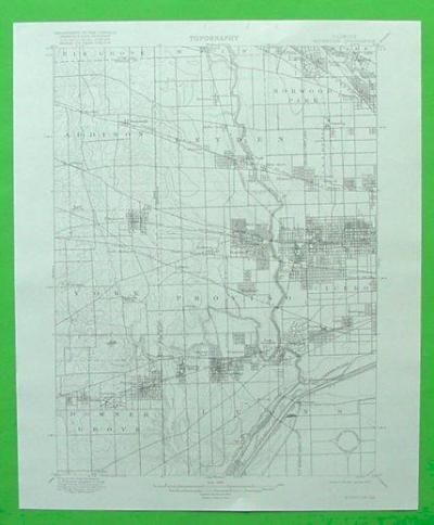 Riverside Melrose Maywood Illinois 1899 Topo Map
