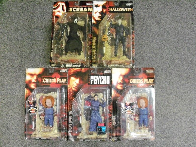 Maniacs Series 2 Childs Play Chucky, Halloween Michael Myers Psycho