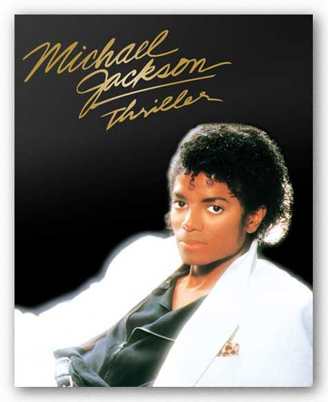 Art Poster Michael Jackson Thriller Album Cover