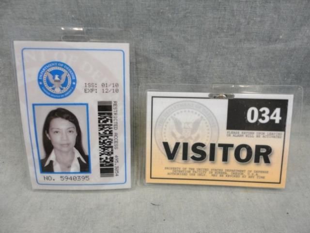 Eureka Senator Alice Wen Ming NA Screen Worn DOD ID Badge from
