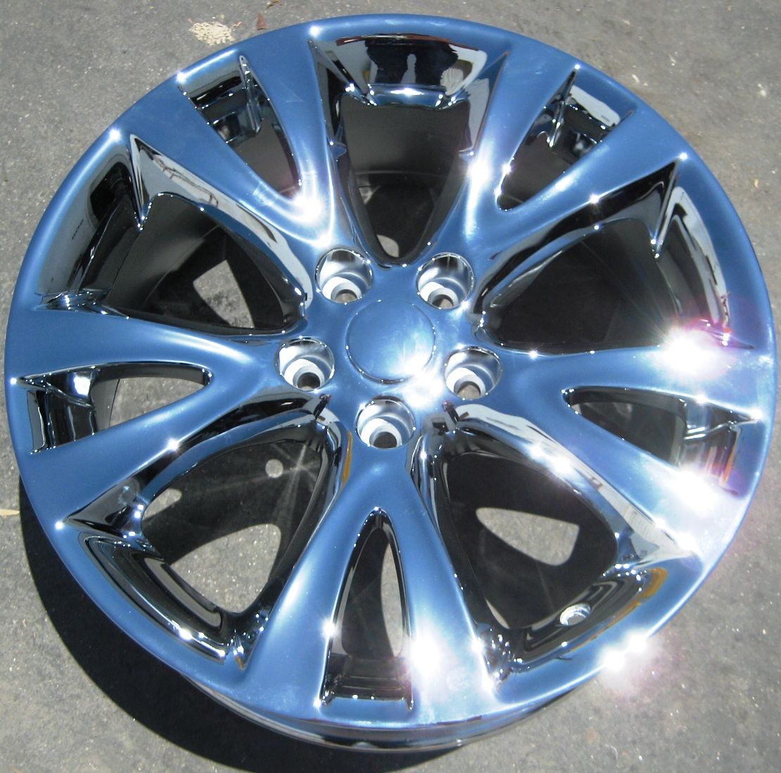 18 FACTORY FORD TAURUS CHROME WHEELS RIMS 2010 11 EXCHANGE YOUR STOCK