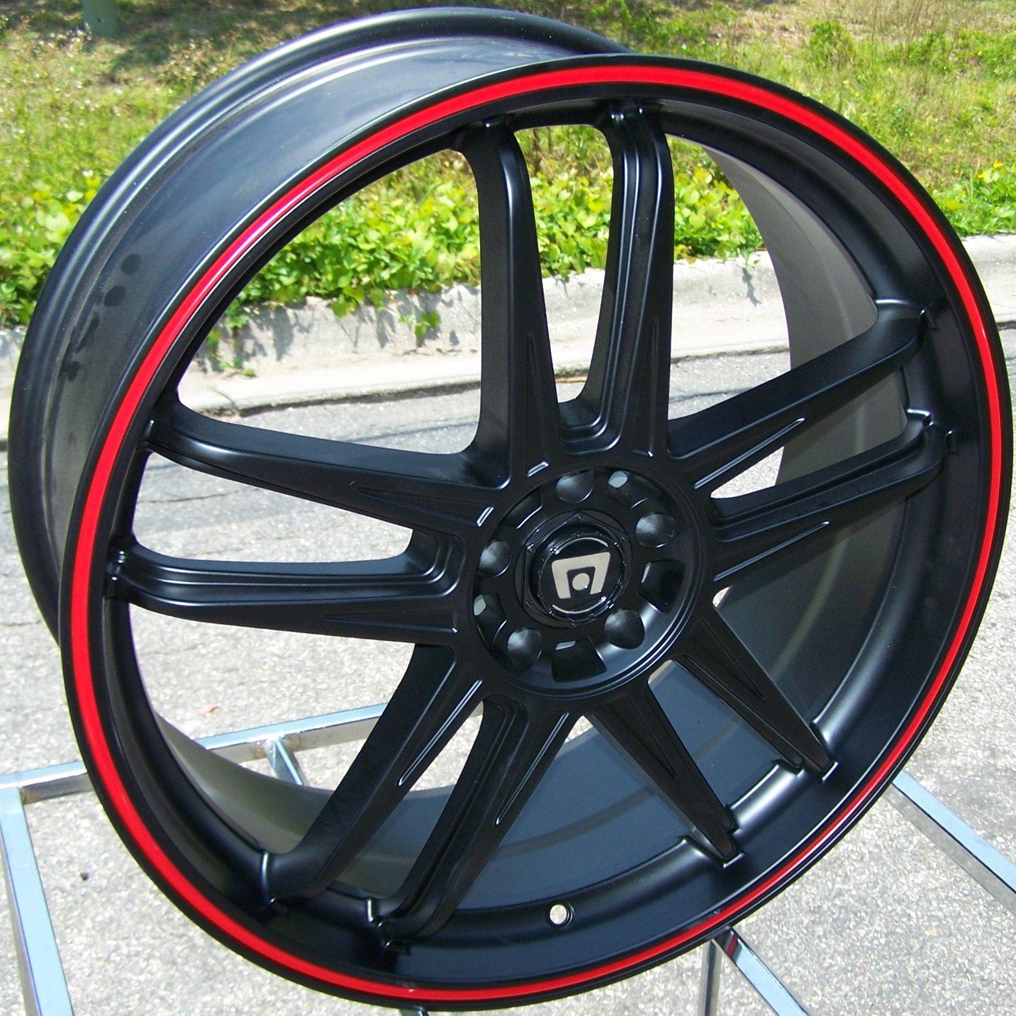 20 Black Motegi Racing Wheels Rims Neon Corolla Matrix Vibe TC XD