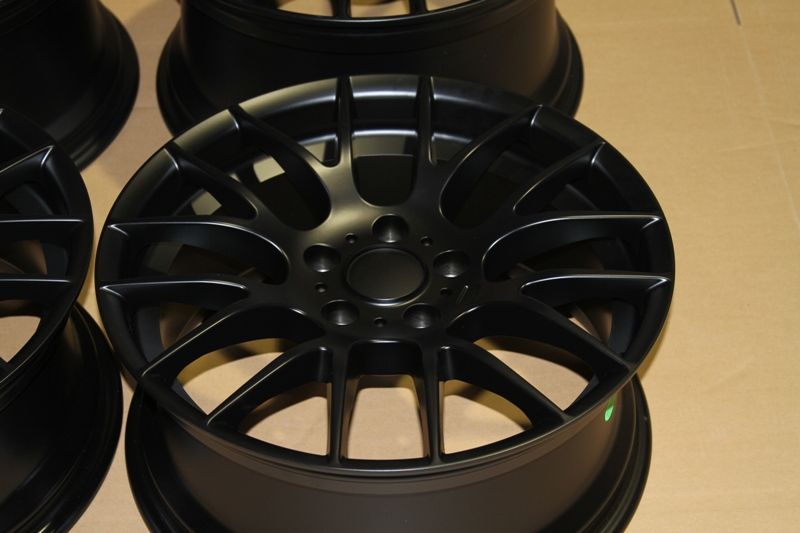18x8 M3 GTS Style Matte Black Wheels/Rims   318i 323i 325i 328i 330i