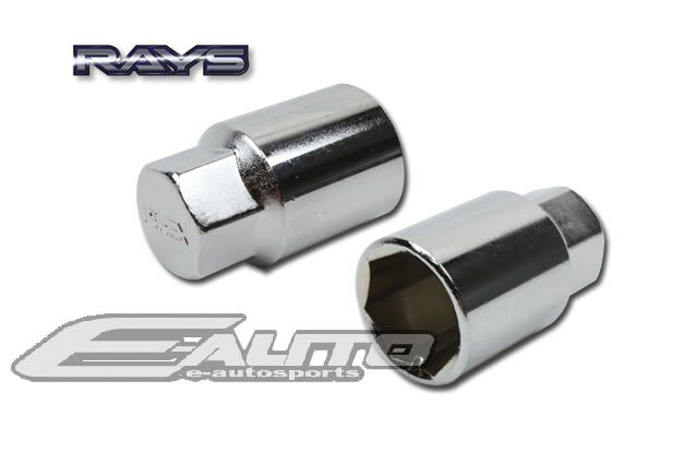 Volk Racing RAYS Rim Wheel Lock Lug Nut Key Adapter #47 27mm/35mm
