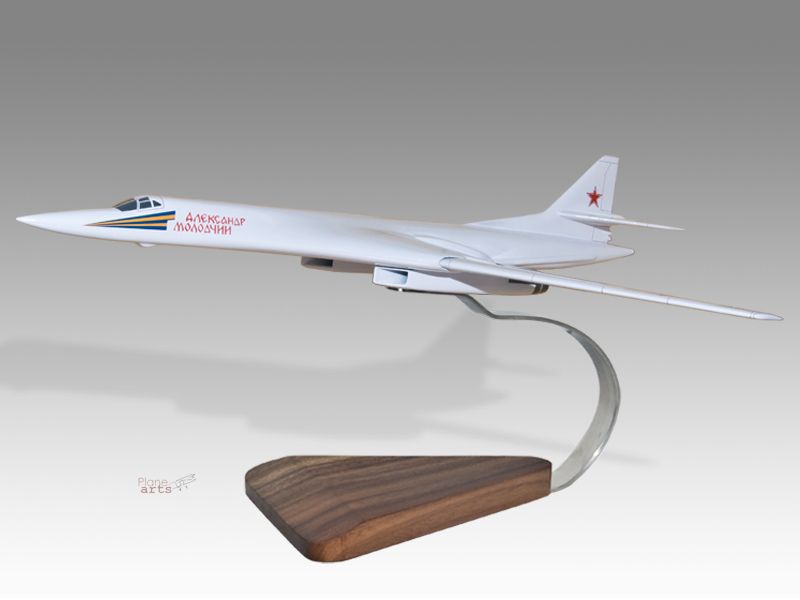 Tupolev TU 160 Blackjack Aleksandr Molodchiy Wood Model