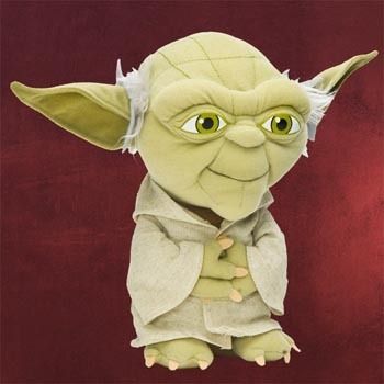 Star Wars Yoda Plüschfigur 23cm hoch Jedi Meister Yoda lizenziert Sci