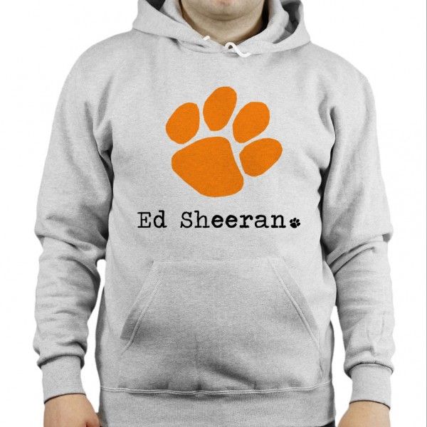 Paw Ed Sheeran   Pullover Hoodie   Grau Album