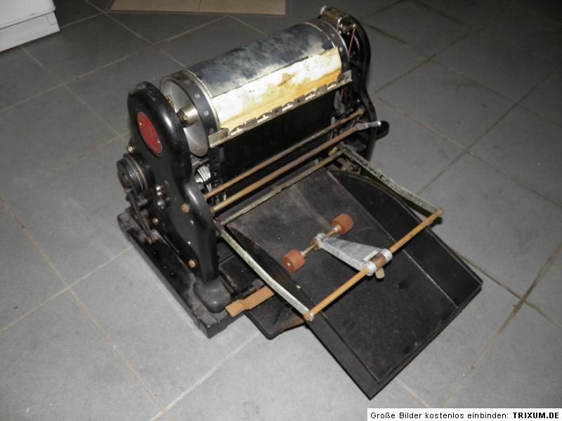 Antike Vervielfältigungsmaschine Roto  & Debego Werke Kopiergerät