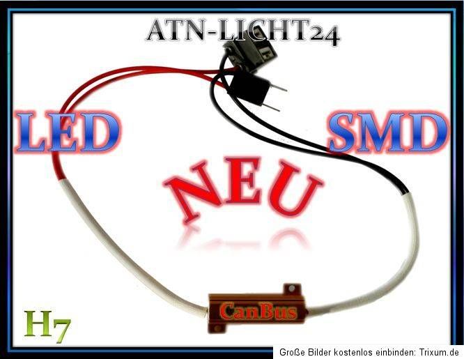 H7 LED SMD CanBus Widerstände Widerstand 55W 50W No Error