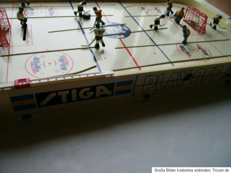 STIGA Tisch Eishockey PLAY OFF aus Schweden mit OVP Sammlerstück